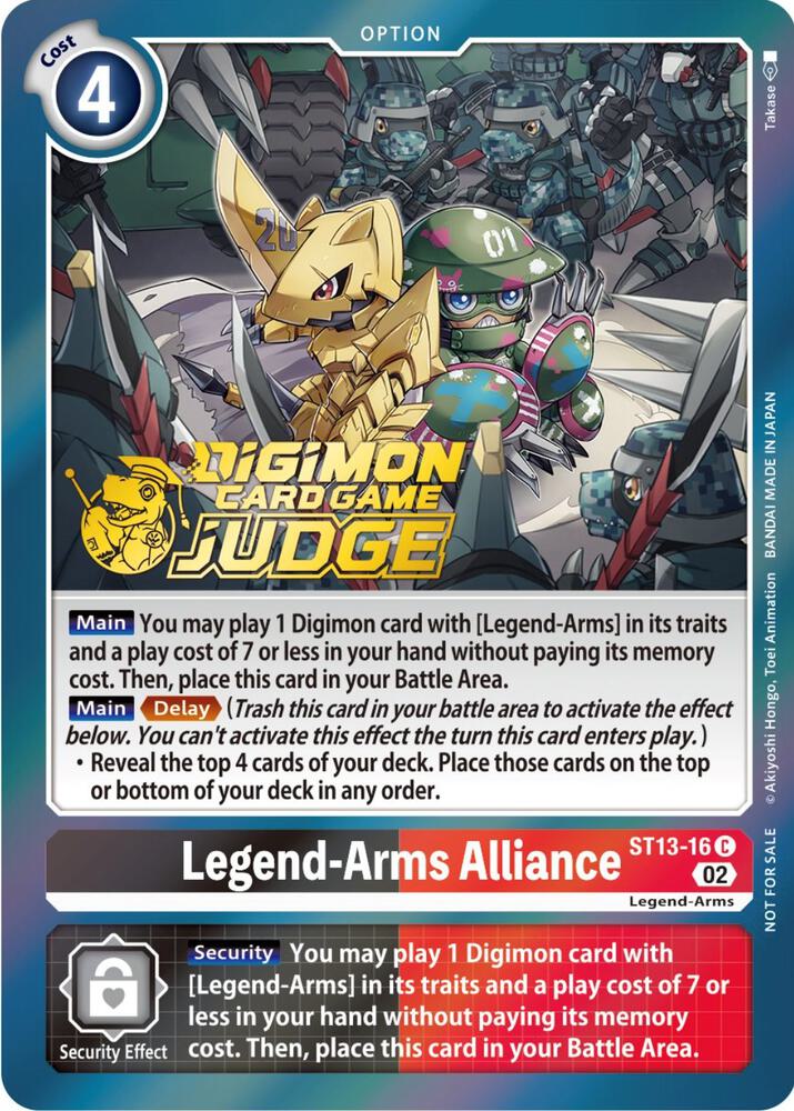 Legend-Arms Alliance (Judge Pack 3) card image