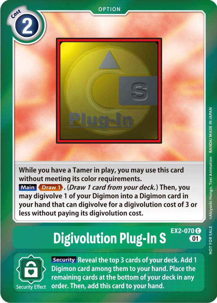 Digivolution Plug-In S (Event Pack 4) card image