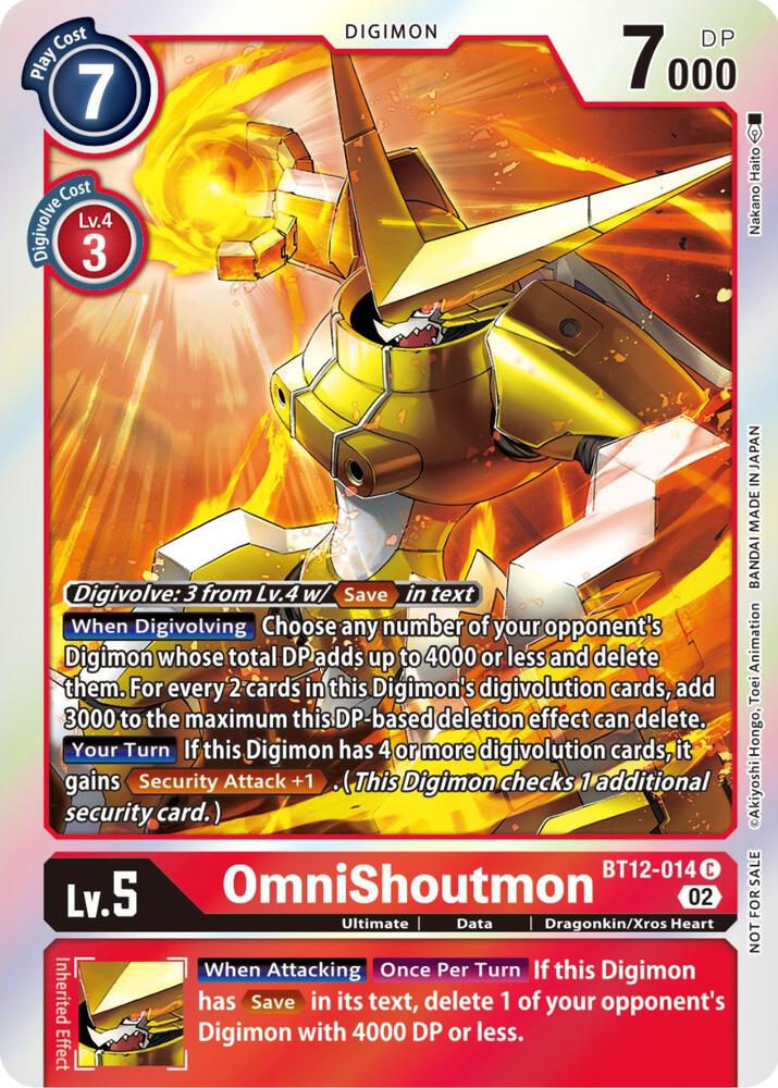 OmniShoutmon (Box Topper) card image