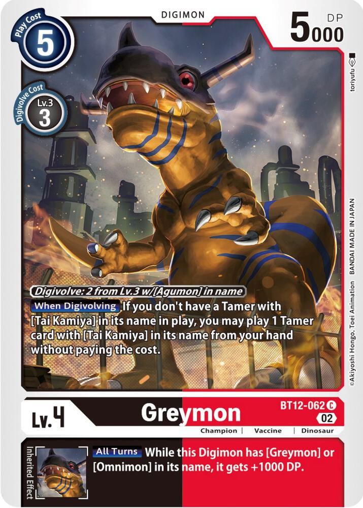 Greymon card image