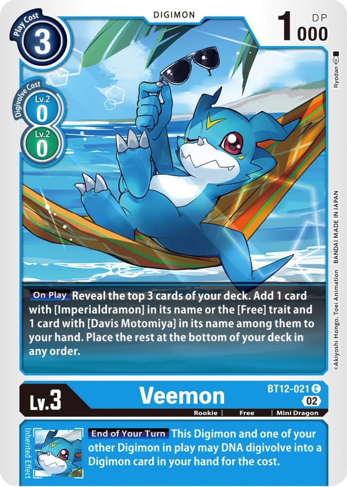Veemon card image