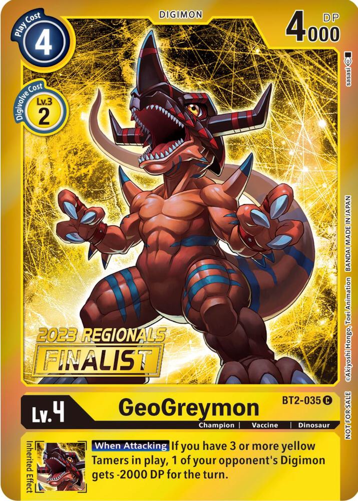 GeoGreymon (2023 Regionals Finalist) card image