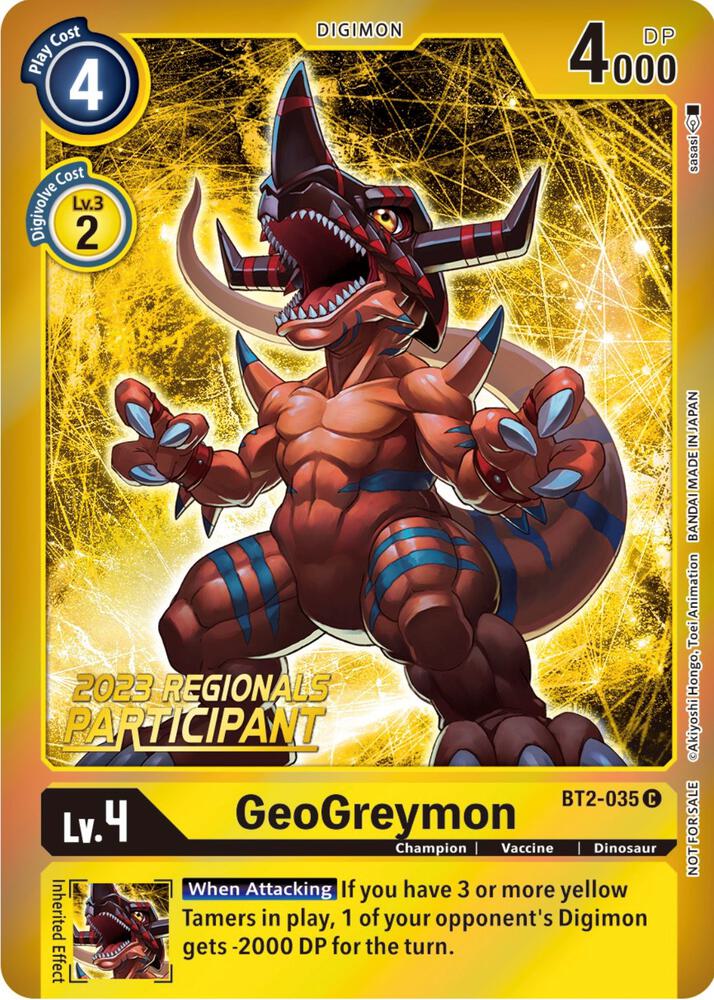 GeoGreymon (2023 Regionals Participant) card image