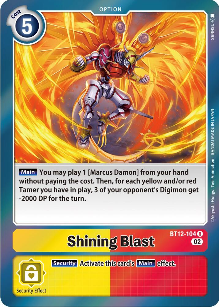 Shining Blast card image