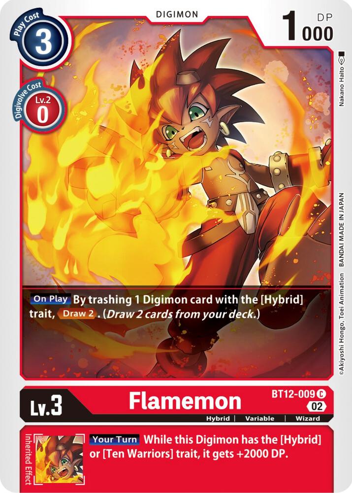 Flamemon card image