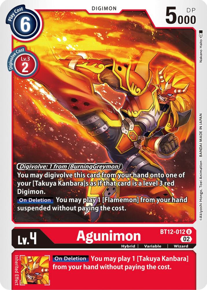 Agunimon card image