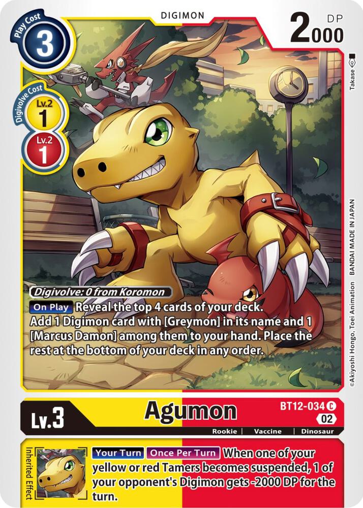Agumon - BT12-034 card image