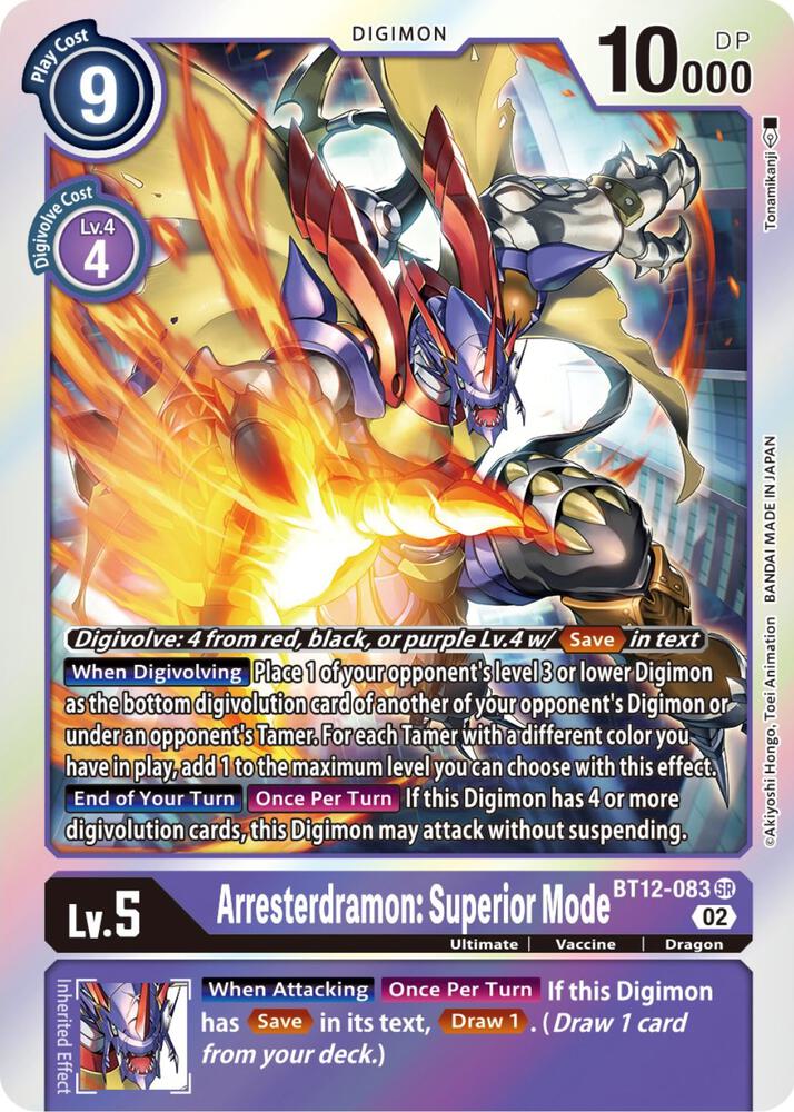 Arresterdramon: Superior Mode card image