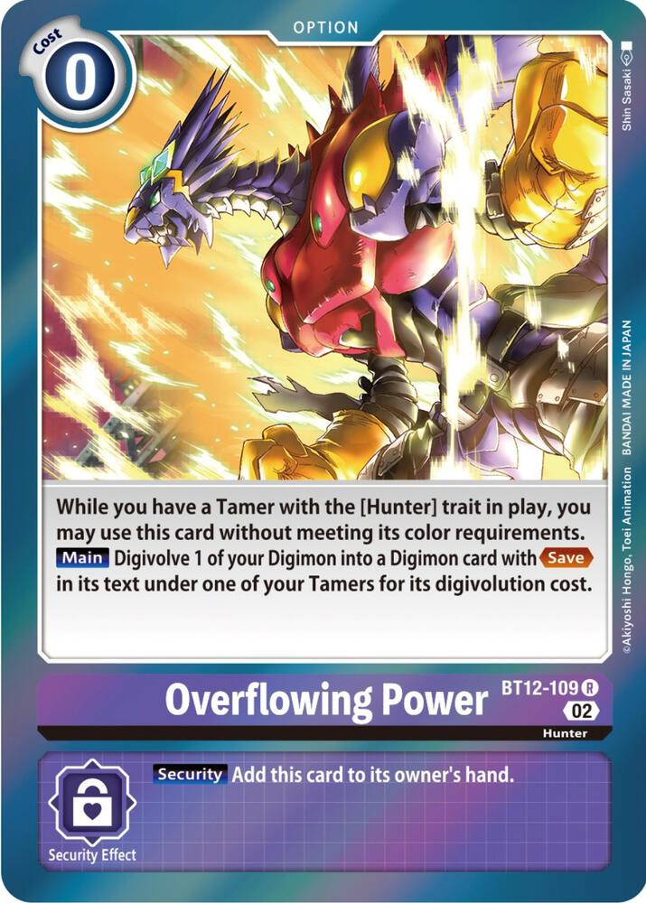 Overflowing Power card image