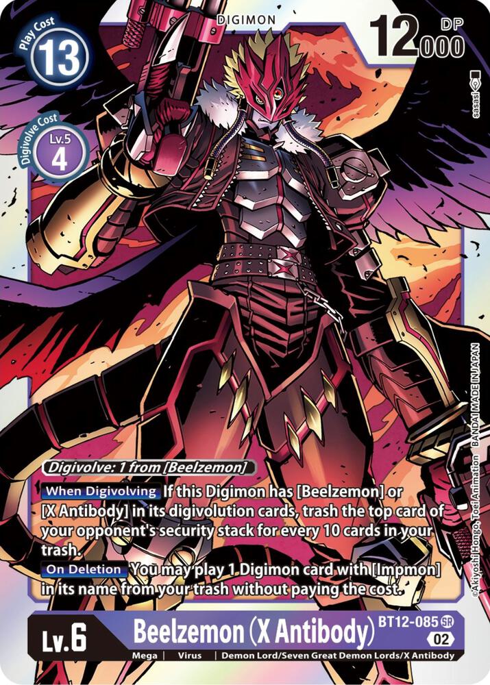 Beelzemon (X Antibody) card image