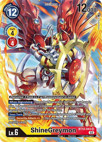 ShineGreymon (Alternate Art) card image