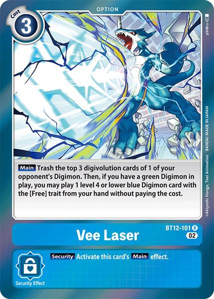 Vee Laser card image
