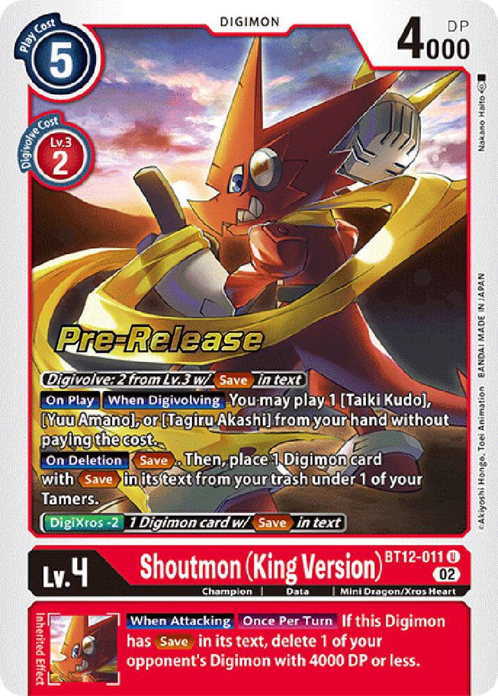 Shoutmon (King Version) card image