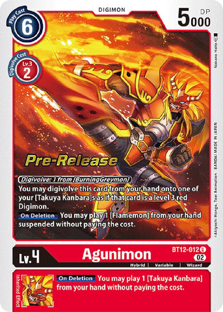 Agunimon card image
