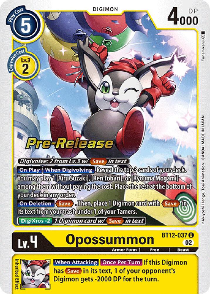 Opossummon card image