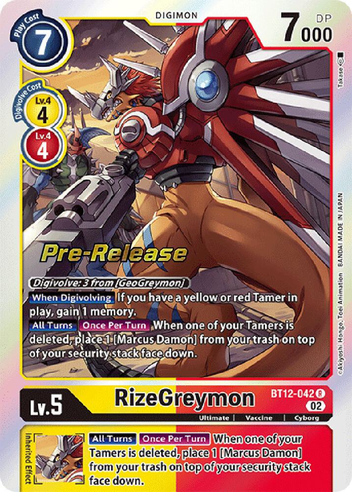 RizeGreymon card image