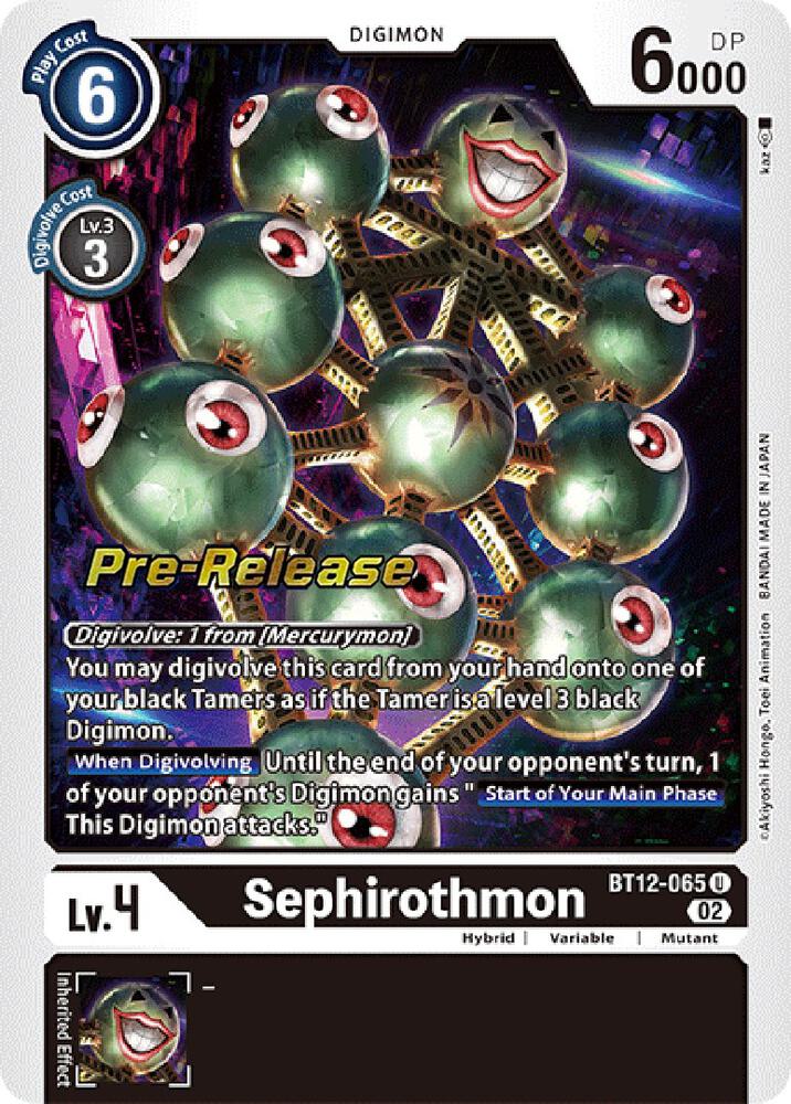 Sephirothmon card image