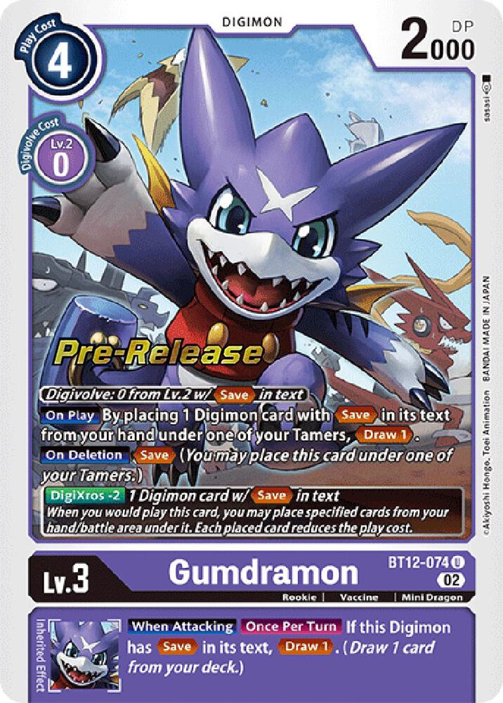 Gumdramon card image