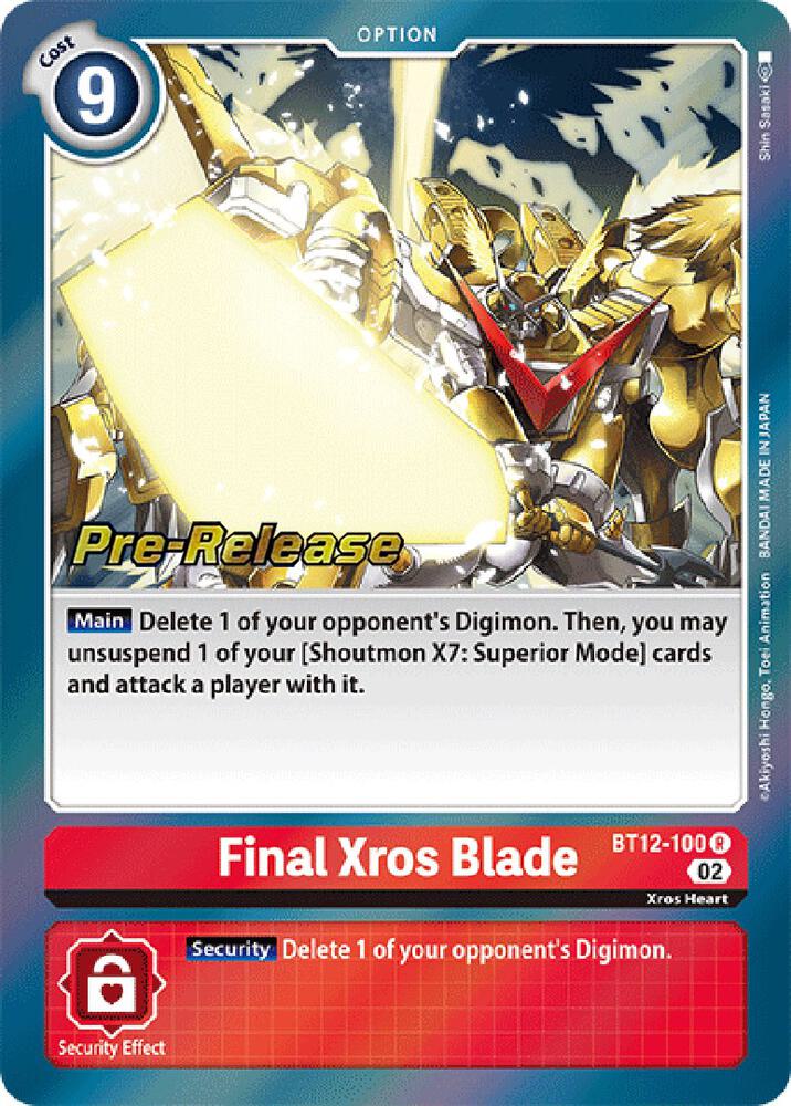 Final Xros Blade card image