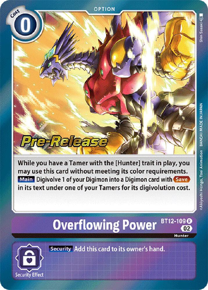 Overflowing Power card image