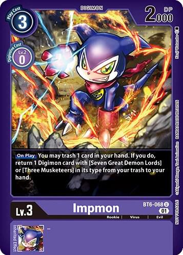Impmon (April 2023 Beelzemon Special) card image
