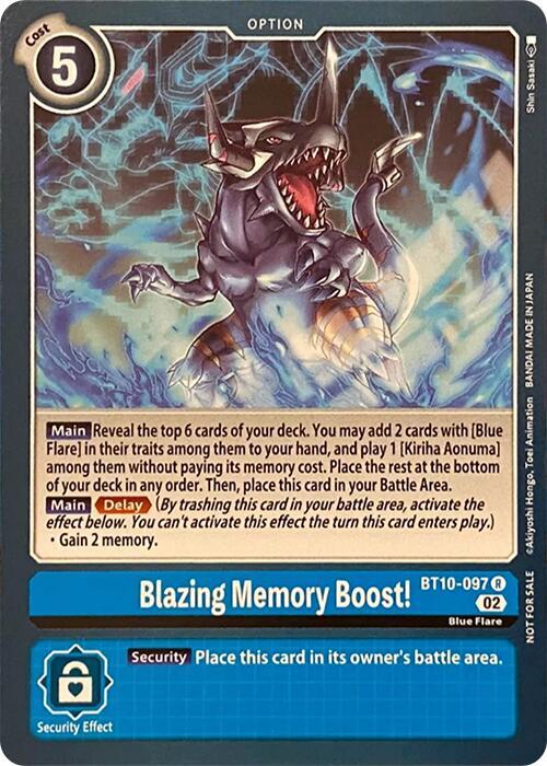 Blazing Memory Boost! card image