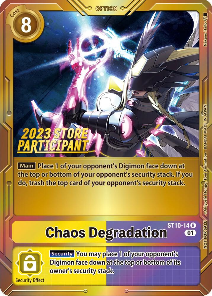 Chaos Degradation (2023 Store Participant) card image