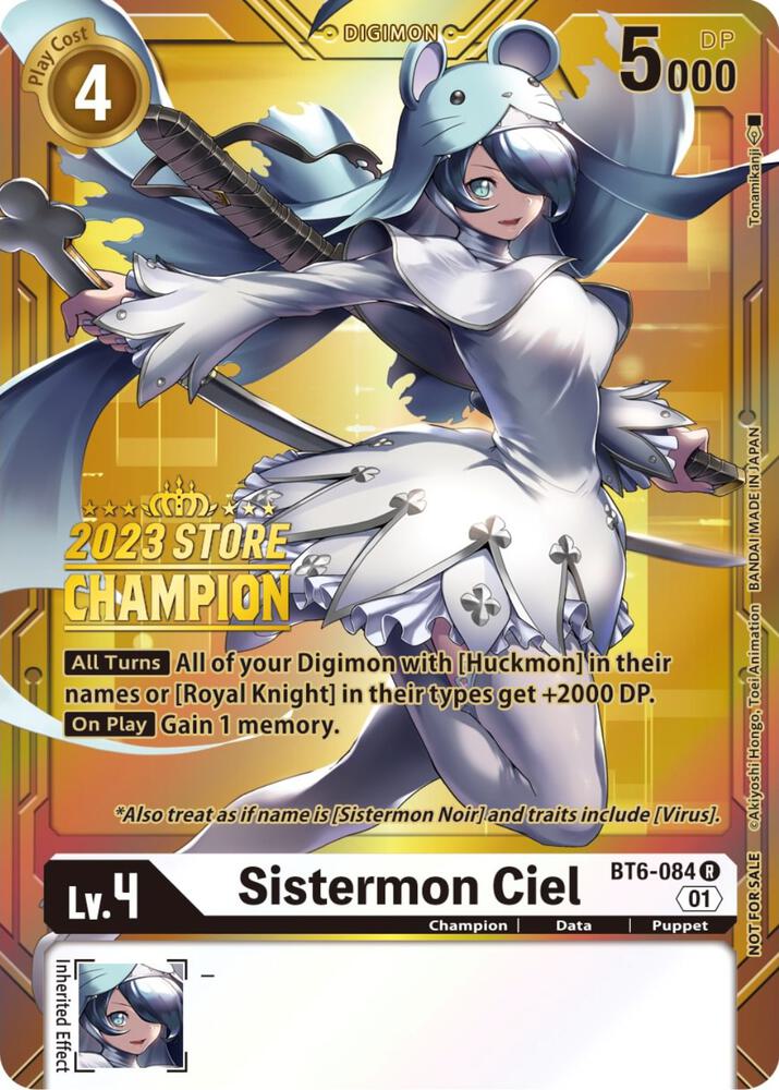 Sistermon Ciel (2023 Store Champion) card image