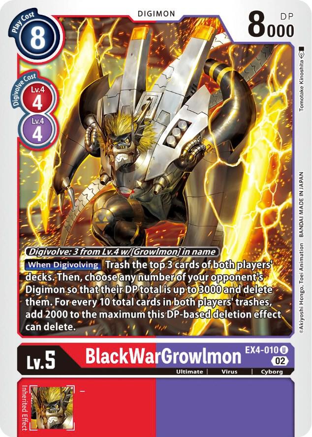 BlackWarGrowlmon card image