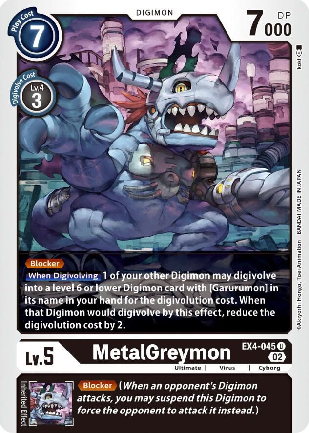 MetalGreymon - EX4-045 card image