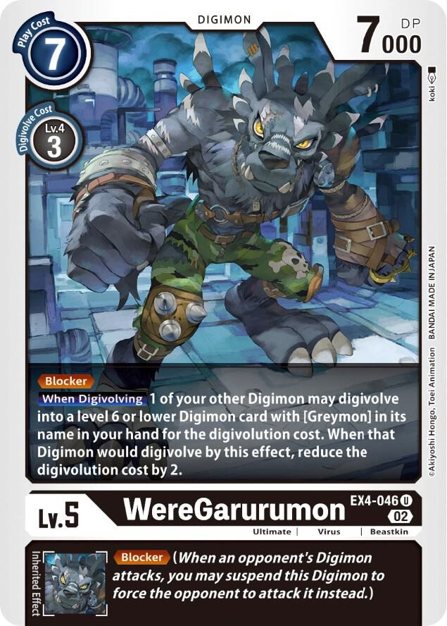 WereGarurumon card image