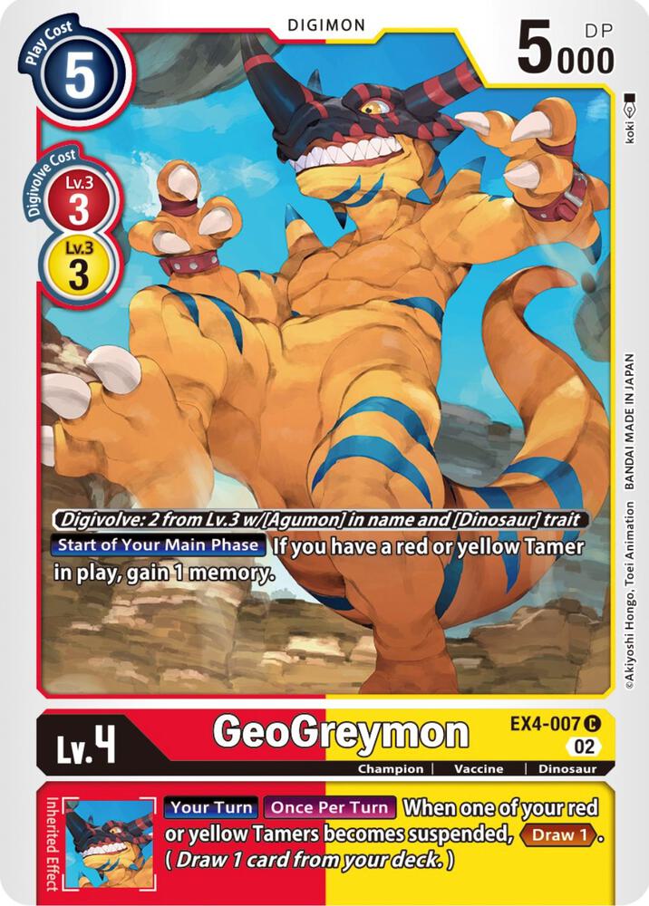 GeoGreymon card image