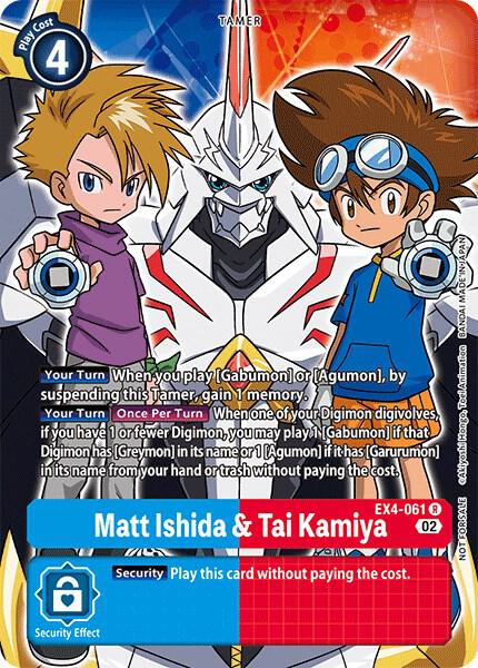Matt Ishida & Tai Kamiya (Alternate Art) card image
