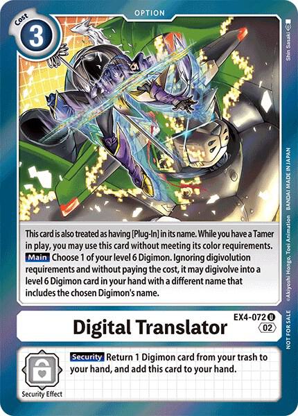 Digital Translator (Box Topper) card image