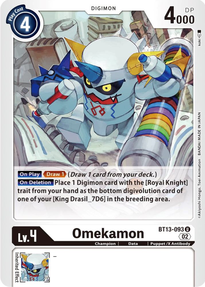 Omekamon card image