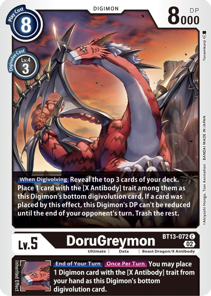 DoruGreymon card image