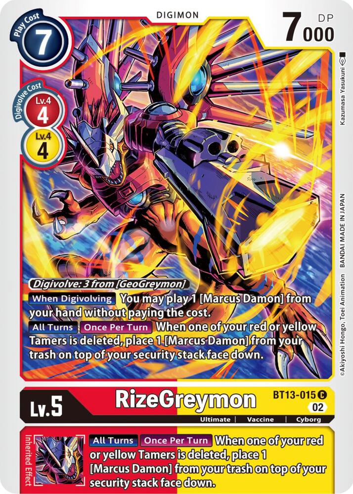 RizeGreymon card image