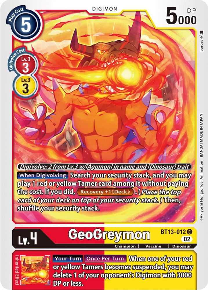 Geogreymon card image
