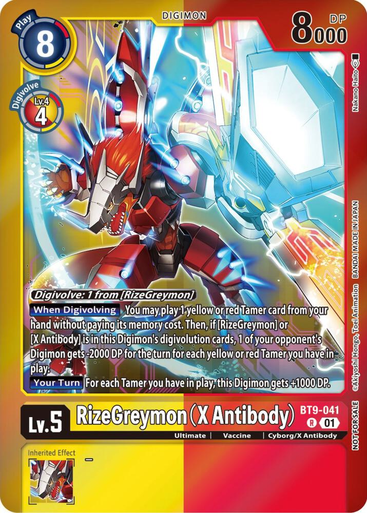 RizeGreymon (X Antibody) (Event Pack 5) card image