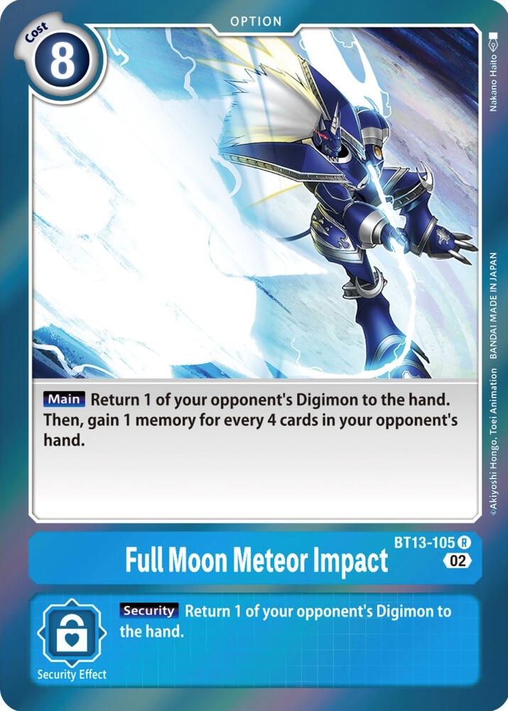 Full Moon Meteor Impact card image