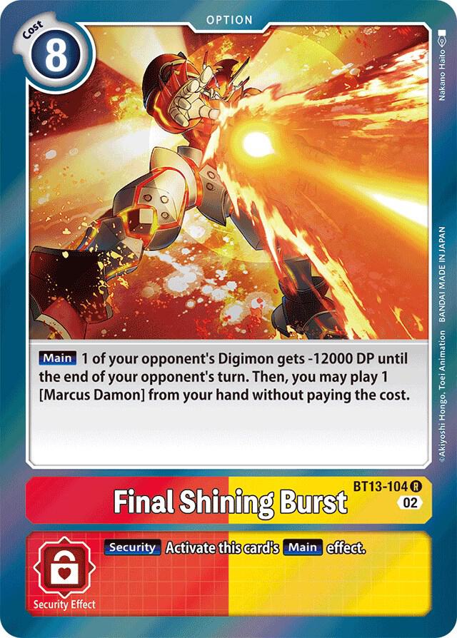 Final Shining Burst card image