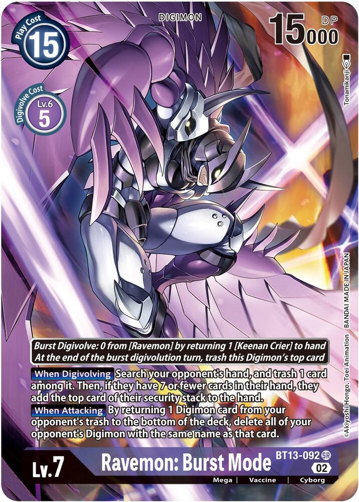 Ravemon: Burst Mode (Alternate Art) card image