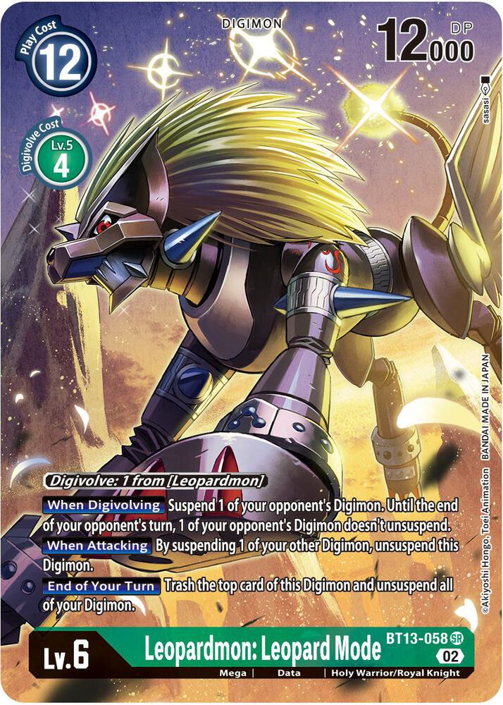 Leopardmon: Leopard Mode (Alternate Art) card image