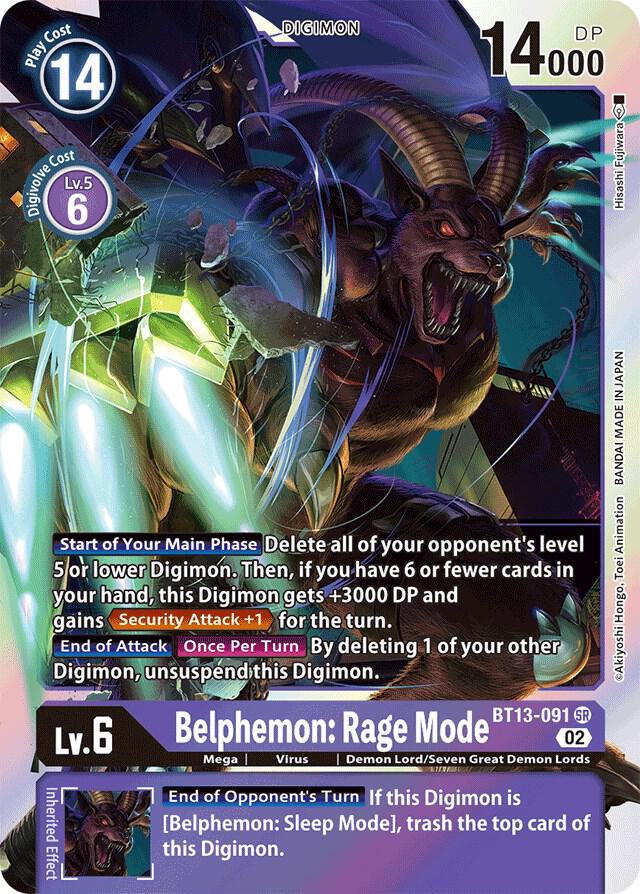 Belphemon: Rage Mode card image