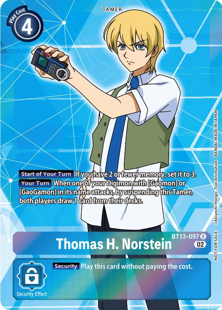 Thomas H. Norstein (Box Topper) card image