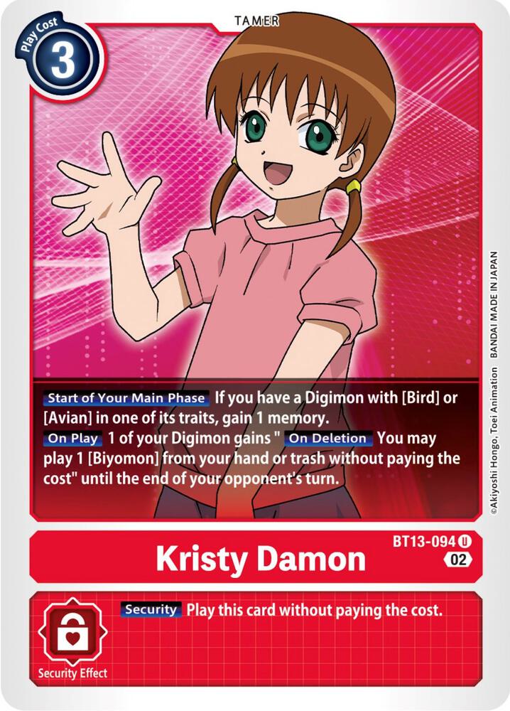 Kristy Damon card image