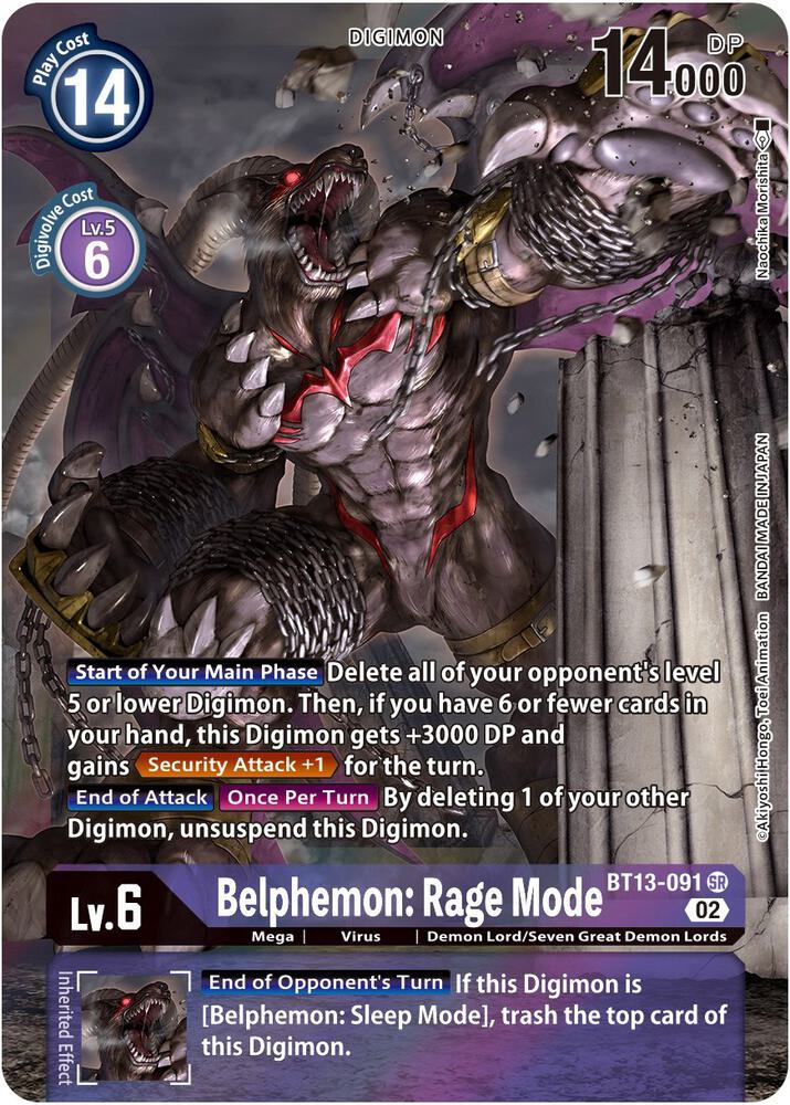 Belphemon: Rage Mode (Alternate Art) card image