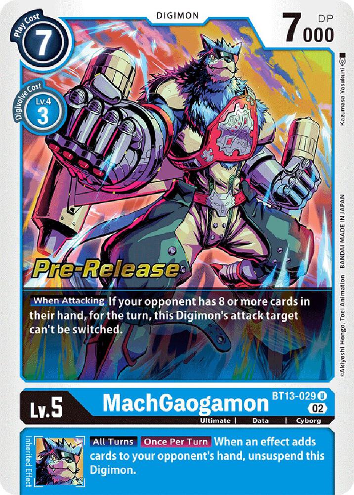 MachGaogamon card image