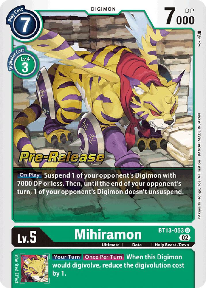 Mihiramon card image