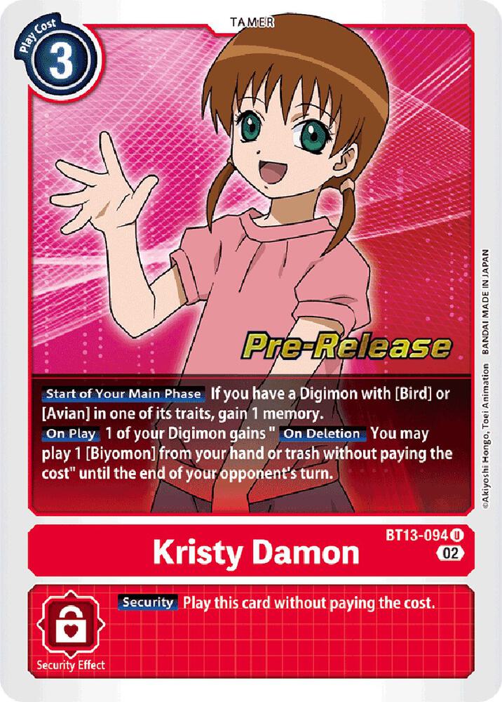 Kristy Damon card image